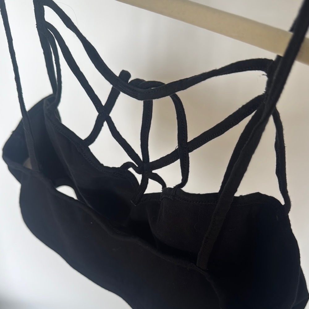 Express Black Strappy Women's Bralette - Picture 5 of 7